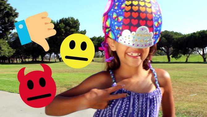 Raskullz LED Hearts Straps Child Bike Helmet, 2 of 10, play video