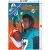 Trends International NFL Miami Dolphins - Jaylen Waddle 21 Unframed Wall Poster Prints - 3 of 4