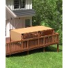 Wood Pergola Wood Patio Pergola with Retractable Shade Canopy Retractable Shade Canopy, Outdoor Wooden Pergolas for Patio, , Deck, Garden - 3 of 4