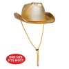 Beistle Gold Theatrical Cowboy Hat, One Size Fits Most Gold - 3 of 4
