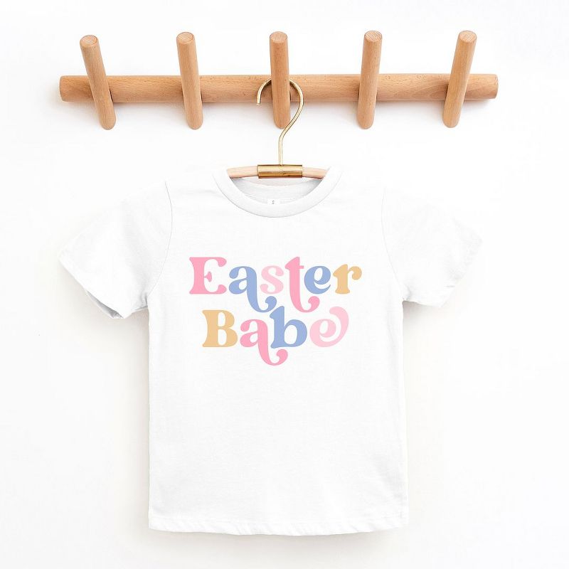 The Juniper Shop Easter Babe Colorful Toddler Short Sleeve Tee, 1 of 3