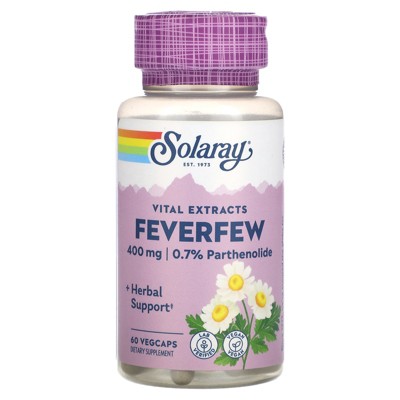 Solaray Vital Extracts, Feverfew, 60 VegCaps