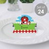 Big Dot of Happiness Farm Animals - Barnyard Baby Shower or Birthday Party Tent Buffet Card - Table Setting Name Place Cards - Set of 24 - 2 of 4