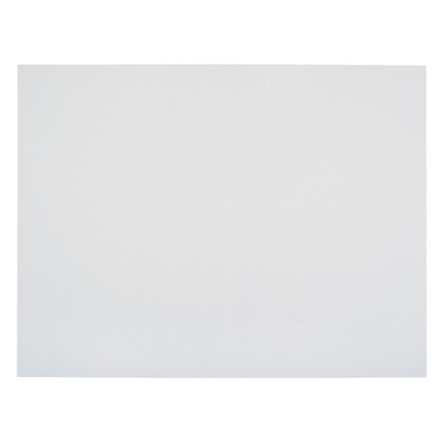 Pacon Super Value Posterboard 22 x 28 White Single Pack of 50