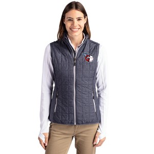 Cleveland Guardians Cutter & Buck Rainier PrimaLoft® Womens Eco Insulated Full Zip Puffer Vest - 1 of 1