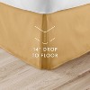 Premium Pleated Dust Ruffle Bed Skirt - Easy Fit - Becky Cameron - 3 of 4