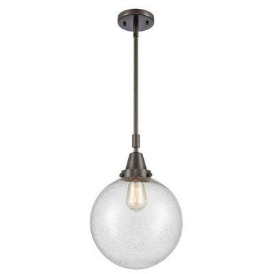 Beacon - 1 Light Stem Hung Mini Pendant In Industrial Style-14.13 Inches Tall and 10 Inches Wide