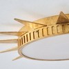 Parrot Uncle 25.2" 1-Light Gold Flush Mount LED Ceiling Light - 4 of 4