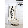 AuldHome Design Boho Farmhouse Throw Pillow Covers, 16 x 16 Fringed Couch Pillows - 4 of 4