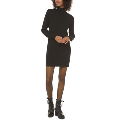 Michael Kors Womens Ribbed Mock Neck Sweater Dress