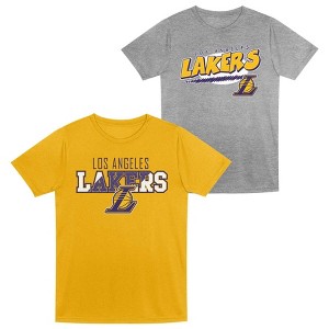 NBA Los Angeles Lakers Toddler Boys' 2pk T-Shirt - 1 of 3