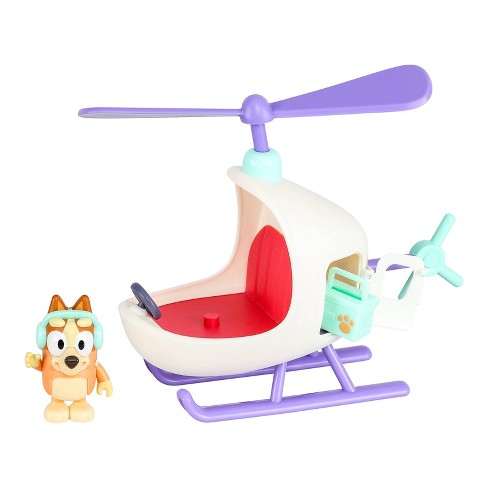 Bluey Figure & Vehicle Bingo's Helicopter Pack