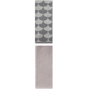 REGALWOVEN Cotton Hand Towels Absorbent Soft for Bathroom Hand Face Gym Spa 13" x 30"/13" x 29" 2 Pcs - 1 of 4