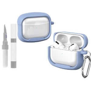 HTUTWOO Case for Airpods Pro/Pro2, Small Waist Macaron Color Earphone Protective Case with Keychain and Cleaning Kit, Shockproof Anti-Scratch - 1 of 4