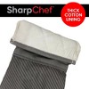 SharpChef Heat and Slip Resistant Silicone Oven Mitt and Pot Holder Set, Soft Cotton Lining, Waterproof, BPA-Free,2 Count - 4 of 4