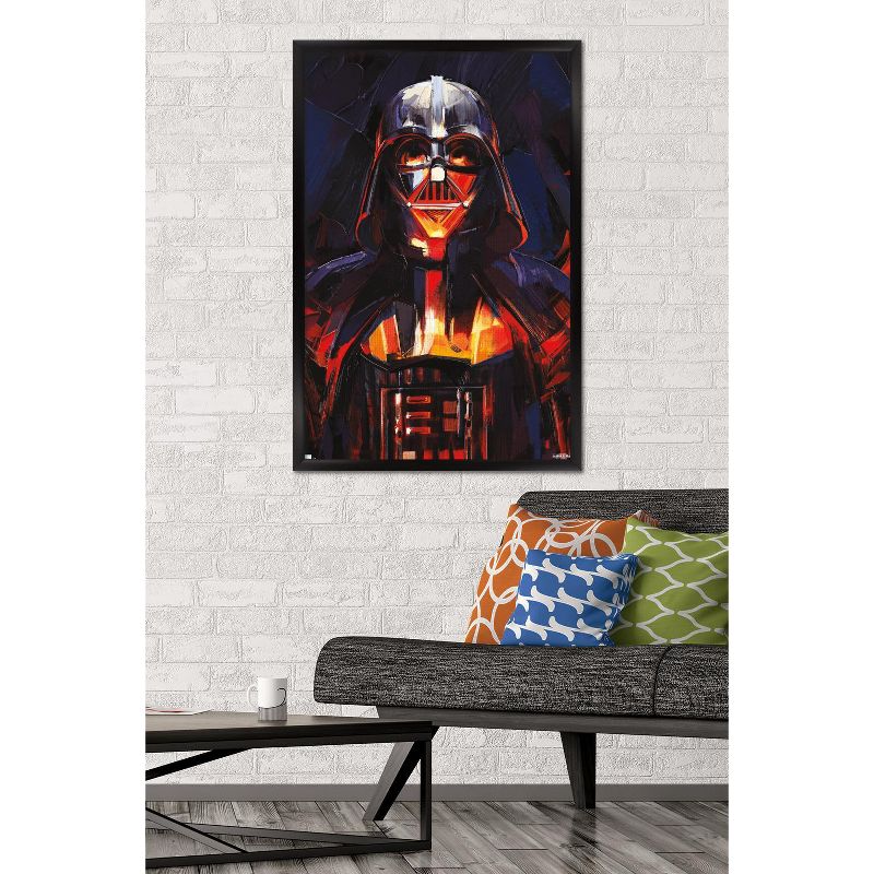 Trends International Star Wars: Obi-Wan Kenobi - Darth Vader Painting Framed Wall Poster Prints, 2 of 7