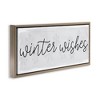 Stupell Industries Winter Wishes Sentiment, 25" x 11" - 3 of 4