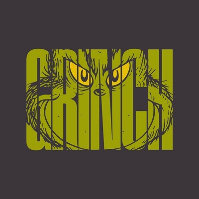 Men's "You're A Mean One Mr. Grinch" Graphic T-Shirt - Charcoal Gray