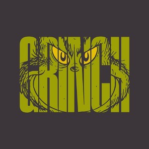 Men's "You're A Mean One Mr. Grinch" Graphic T-Shirt - Charcoal Gray - 1 of 4