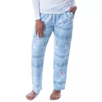 Ijdelheid zout Luxe Disney Womens' Frozen Olaf Sweater Style Loungewear Pajama Pants Blue :  Target