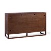 Teamson Home Hatteras Sideboard Cabinet with 4 Rattan Inlay Doors and Adjustable Shelf - 3 of 4
