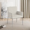 Meridian Furniture,Reeves Chenille Fabric Dining Chair, Set of 2 - 2 of 4