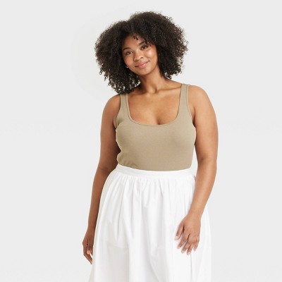 Women's Slim Fit Layered Tank Top - A New Day™