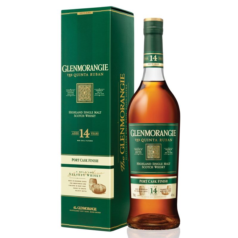 Glenmorangie 14yr Quinta Ruban Port Cask Whisky - 750ml Bottle, 1 of 5
