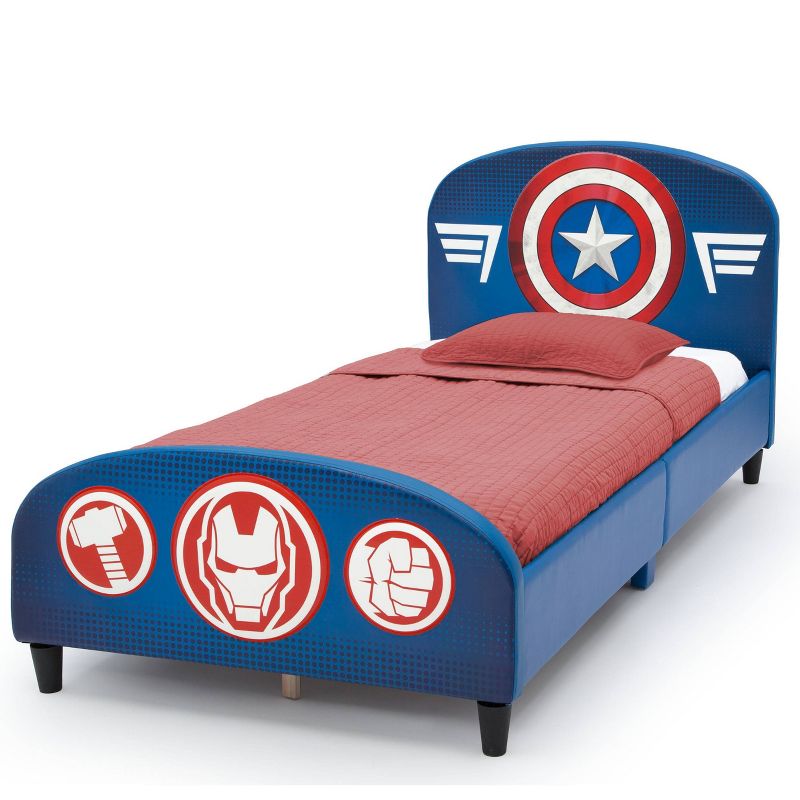 Twin Marvel Avengers Upholstered Kids&#39; Bed - Delta Children, 4 of 8