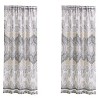Trevino Lined Curtain Panel with Rod Pocket - Levtex Home - 2 of 3