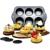 Norpro Nonstick 6 Cup Small Mini Cheesecake Muffin Cupcake Tart Quiche Pan New - 3 of 4