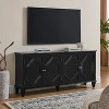 Okak 65/34" Modern Buffet Cabinet with Storage,Fluted Sideboard Console Table with Adjustable Shelves for Entryway/Kitchen/Dining Room - 2 of 4