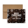 Paper Frenzy Rustic Christmas Cards and Envelopes - 25 pack - 3 of 3