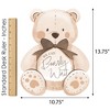 Big Dot of Happiness We Can Bearly Wait - Outdoor Lawn Sign - Teddy Bear Baby Shower Yard Sign - 1 Piece - 4 of 4
