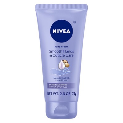 NIVEA Smooth Hands and Cuticle Care Hand Cream for Dry Skin Scented - 2.6oz