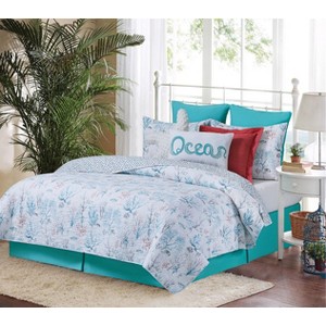 C&F Home St. Vincent Coastal Beach Cotton Quilt Set  - Reversible and Machine Washable - 1 of 4