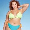 Women's Reversible Triangle Bikini Top - Wild Fable™ - 4 of 4