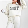 Simply Sage Market Embroidered Aunt Outline Lightweight Garment Dyed Sweatshirt - 2 of 4
