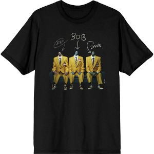 Beetlejuice Beetlejuice Yellow Suit Zombies Men's Crew Neck Short Sleeve Tee - 1 of 2