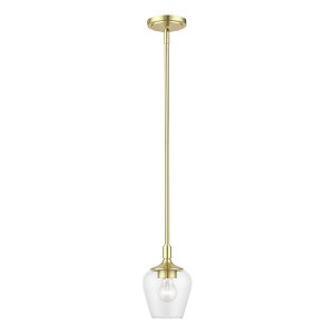 Livex Lighting Willow 1 - Light Pendant in  Satin Brass - 1 of 3