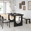 Dovelina Oval Wood Double Pedestal Dining Table - 4 of 4