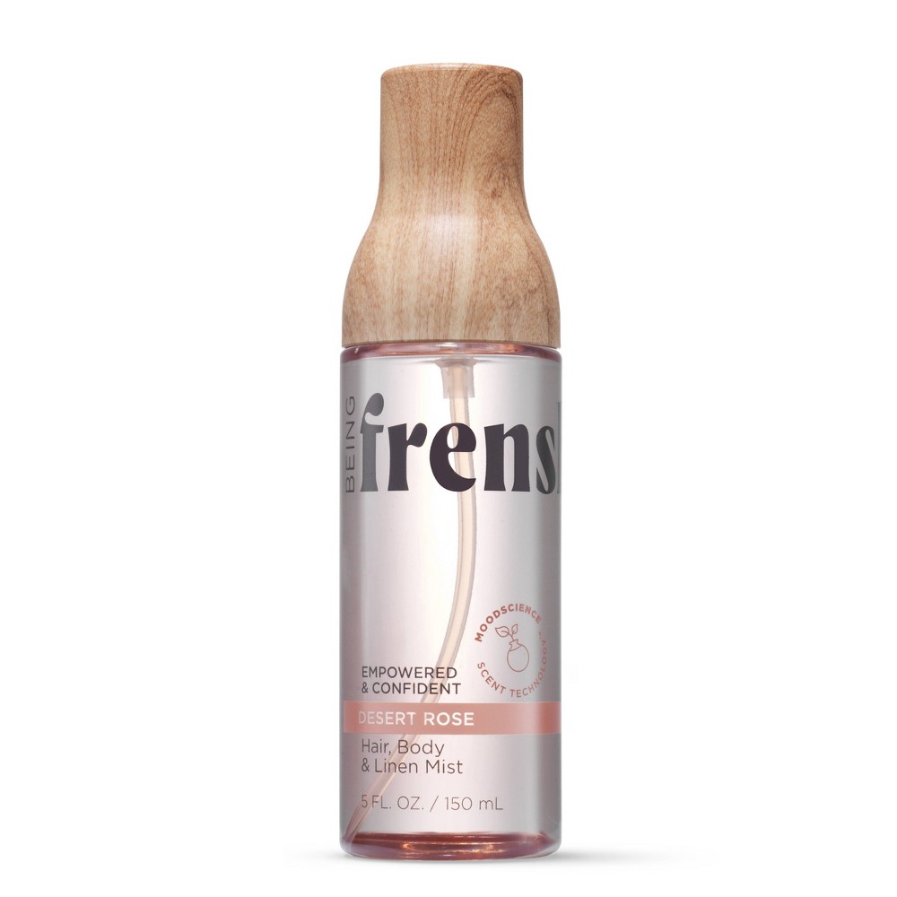 Being Frenshe Desert Rose Women's Hair, Body & Linen Mist Body Spray with Essential Oils - 5 fl oz