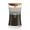 21.5oz Large Hourglass Jar Candle Warm Woods Trilogy - WoodWick - 3 of 4