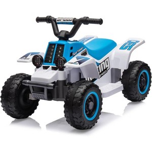 ATV for Kids, 6V Battery Powered Toddler 4 Wheeler w/Music, Light, 1.5mph Max Speed, Kids ATV 4 Wheeler 3+ Years - 1 of 4