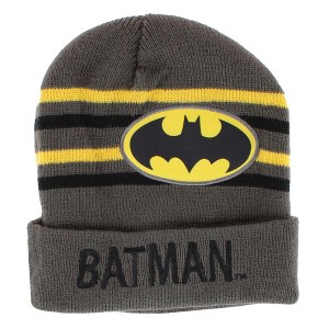 Textiel Trade Boy's One Size Fits Most Batman Winter Beanie Hat - 1 of 2