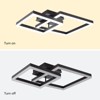YIYIBYUS Contemporary LED Ceiling Light, Flush Mount Ceiling Lamp for Dining Living Room - 4 of 4