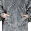 Catalonia Oversized Wearable Blanket Hoodie Sweatshirt for Kid Girl Boy,  Fleece Cozy Hooded Pullover for 7-16 yr Teen Youth Kid, Christmas Gift Idea - 4 of 4