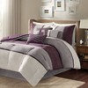 7pc King Overland Faux Suede Comforter Set - Purple : Target