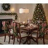 BrylaneHome Pre-Lit Swags With Bows, Set Of 4 - 3 of 4