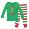 Seven Times Six Dr. Seuss Grinch Merry Grinchmas! Matching Family Unisex Adult And Kids Pajama Set - 3 of 4